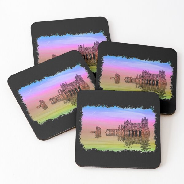 Artikelvorschau, Whitby Abbey (mehrfarbig) entworfen und verkauft von Focal-Art.