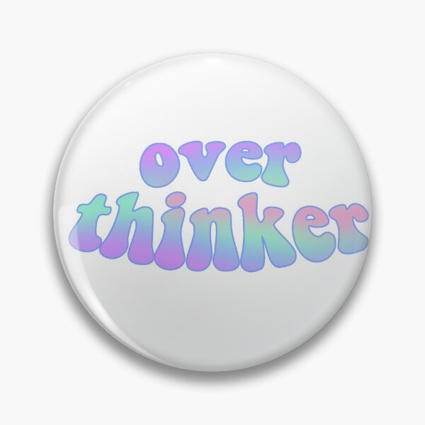 Item preview, Overthinker sticker  designed and sold by stickersxbecca.