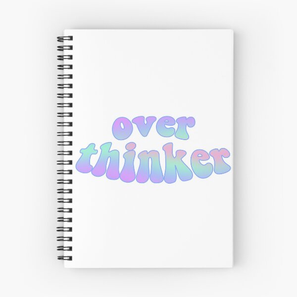 Item preview, Overthinker sticker  designed and sold by stickersxbecca.