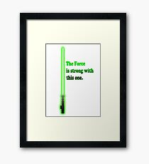 Jedi Framed Print