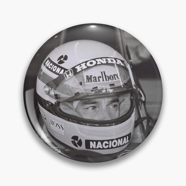 Item preview, Ayrton Senna with helmet designed and sold by KarmaRoots.