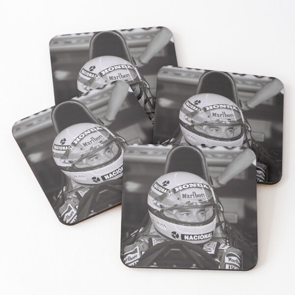 Item preview, Ayrton Senna with helmet designed and sold by KarmaRoots.