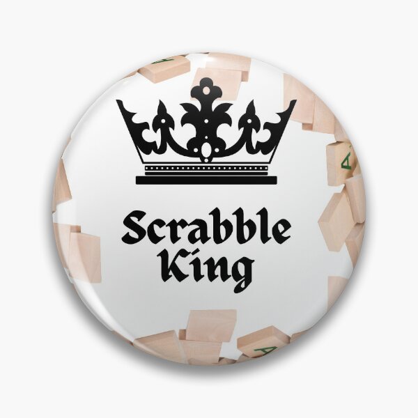 Item preview, Cool Scrabble King Design designed and sold by Andrea Mattinson.