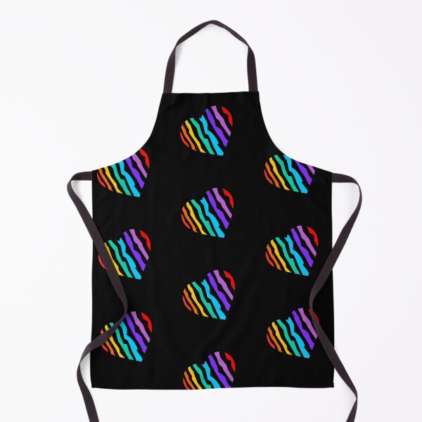 Item preview, Rainbow Love Heart Art Pattern designed and sold by TreacleMustard.