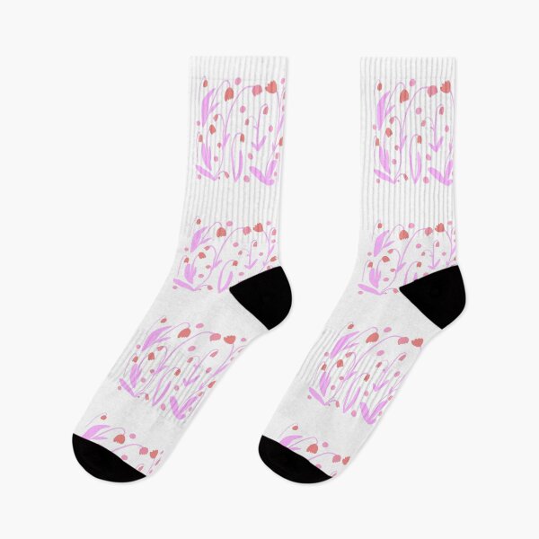 Item preview, Small pink violets flover pattern, cute pattern designed and sold by ciaobebo.