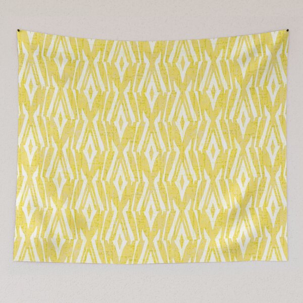 Item preview, Illuminating Yellow Modern Geometric Pattern designed and sold by TextileInstinct.