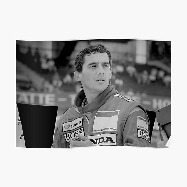 Pilote de Formule 1 Ayrton Senna Poster