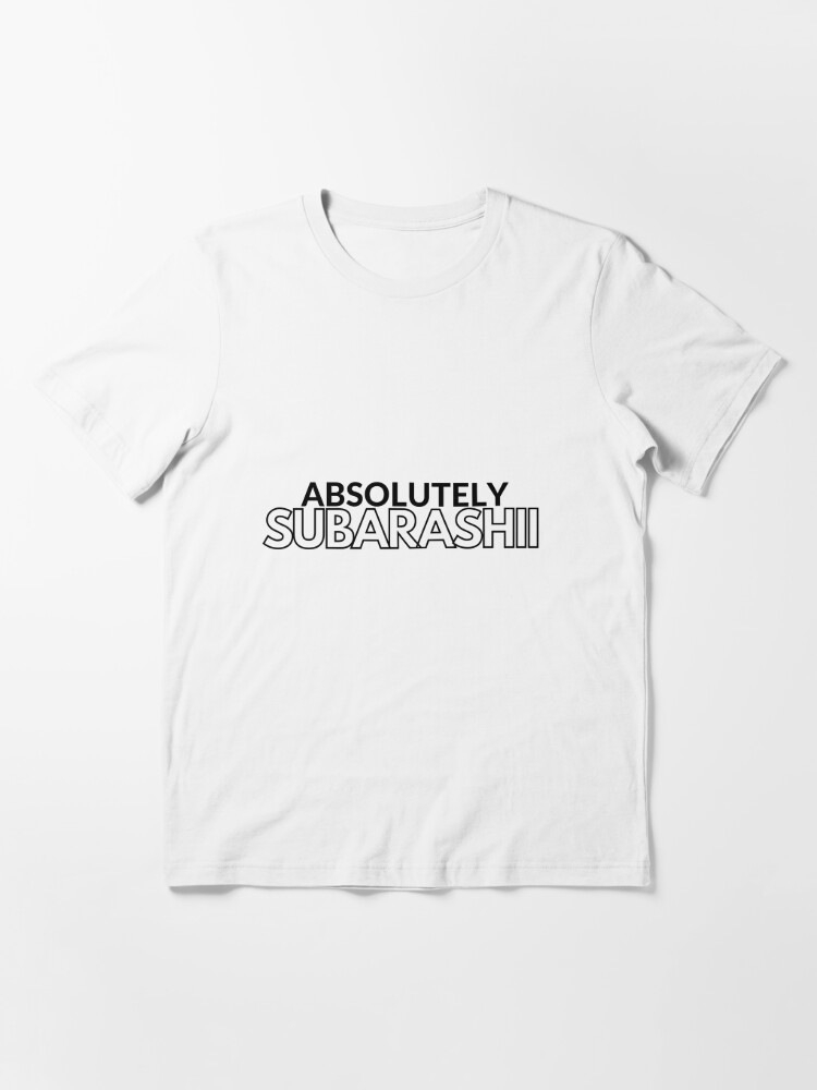 Absolutely Subarashii Essential T-Shirt for Sale by Quineveer Alice