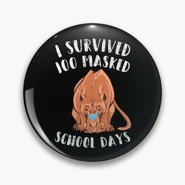 Item preview, I Survived 100 Masked School Days Masked Lion Gift designed and sold by leofel.
