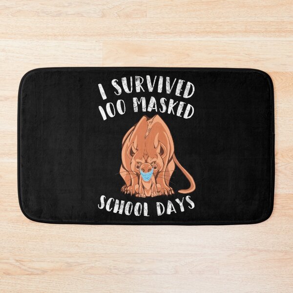 Item preview, I Survived 100 Masked School Days Masked Lion Gift designed and sold by leofel.