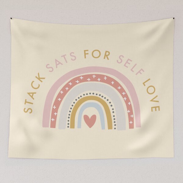 Item preview, Stack Sats for Self Love designed and sold by Anonymousbtb.
