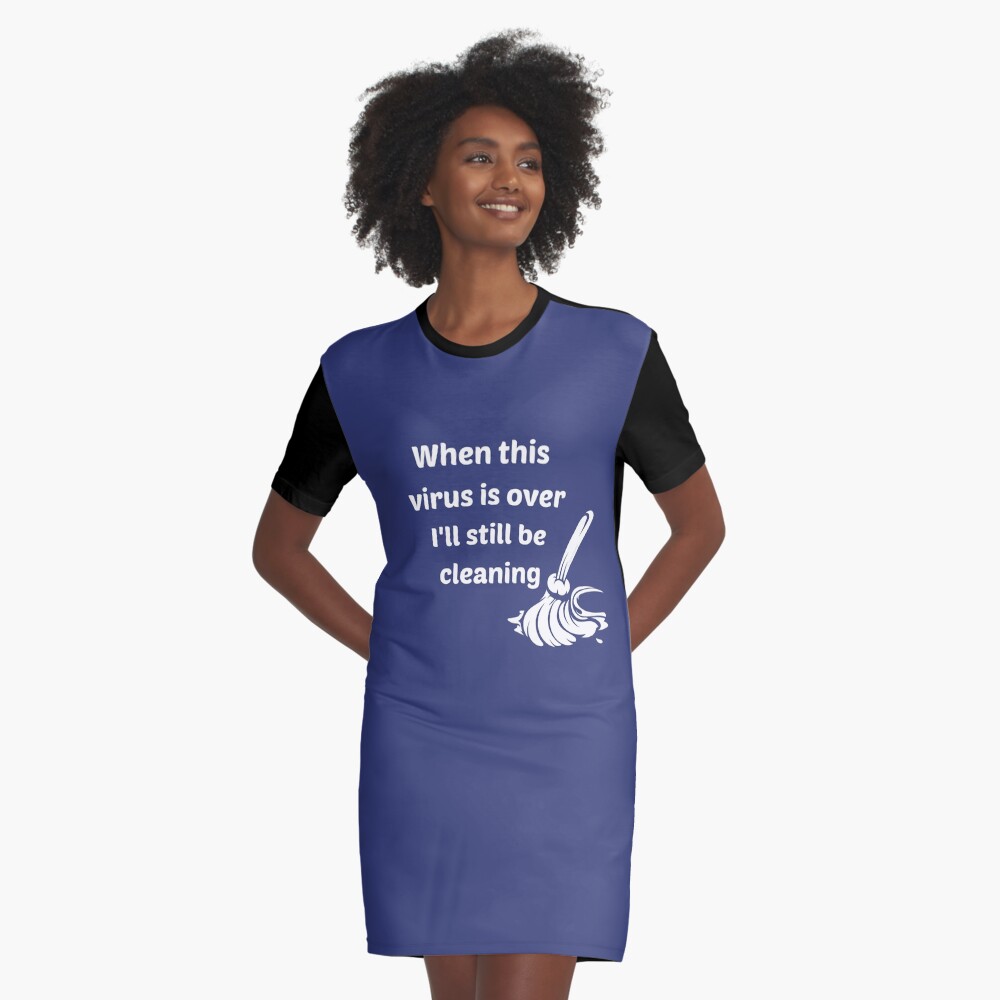 Item preview, Graphic T-Shirt Dress designed and sold by SavvyCleaner.