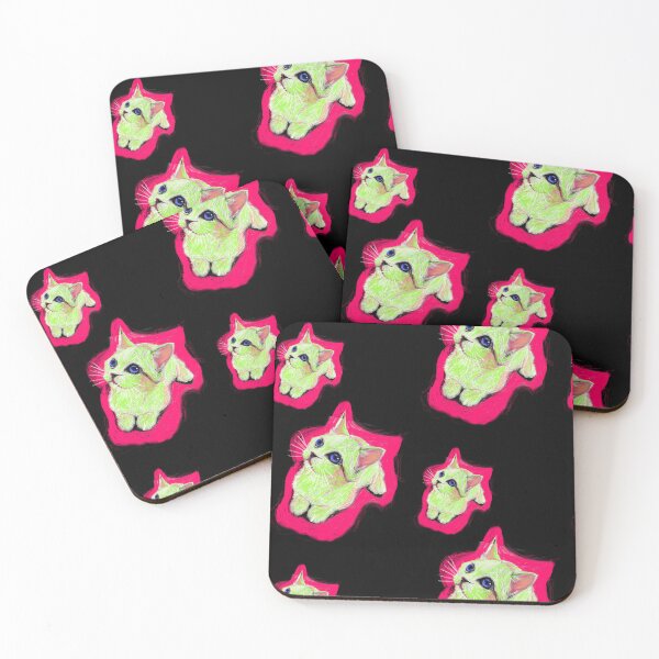 Item preview, Colorful Kitten designed and sold by MsMacabre.