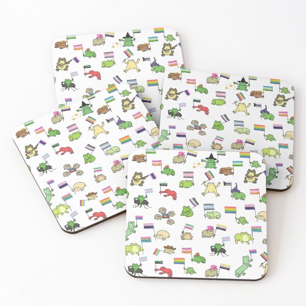 Item preview, pride frogs designed and sold by TeaBag114.