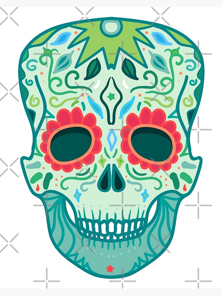 Mexican Sugar Skull #19 | Art Board Print