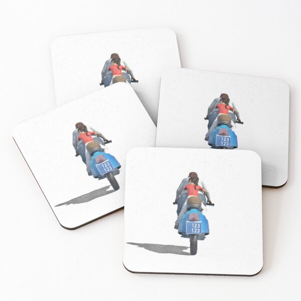 Item preview, Hugging mother on a scooter designed and sold by DIMITRYBERG.