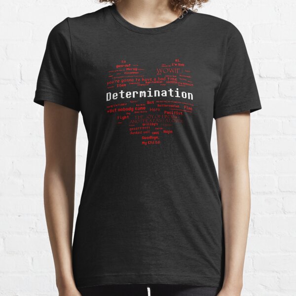 Undertale Word Heart Essential T-Shirt
