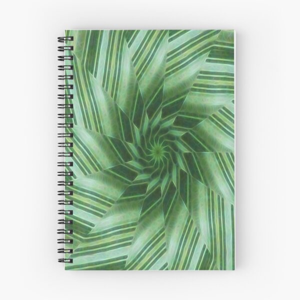 Item preview, Green Stripes Kaleidoscope 7 designed and sold by TravelPhotoArt.