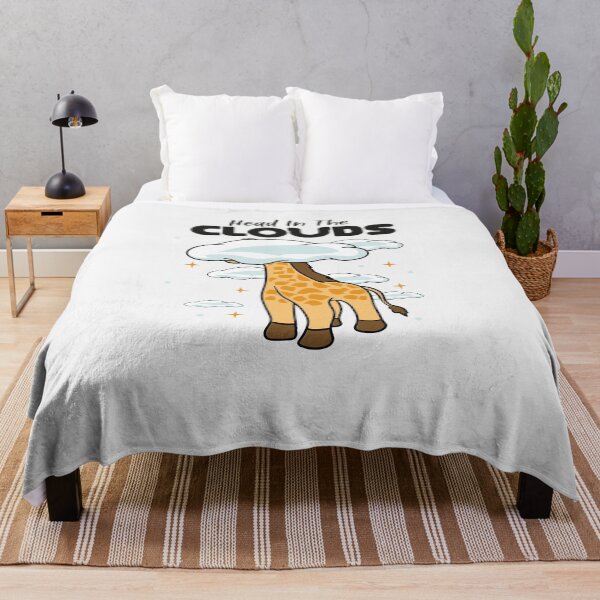 Item preview, Giraffe head in the clouds designed and sold by ElBeDesigns.
