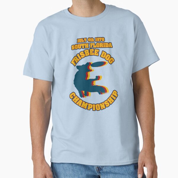 Item preview, Flight of the Navigator Frisbee Dog Championship in Yellow Red and Blue designed and sold by Glynli.