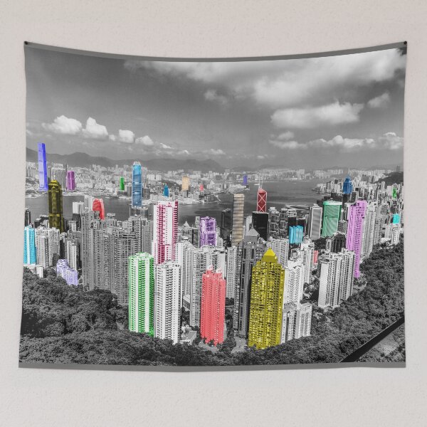 Item preview, Hong Kong And Kowloon Skyscrapers designed and sold by Paul Thompson Photography.