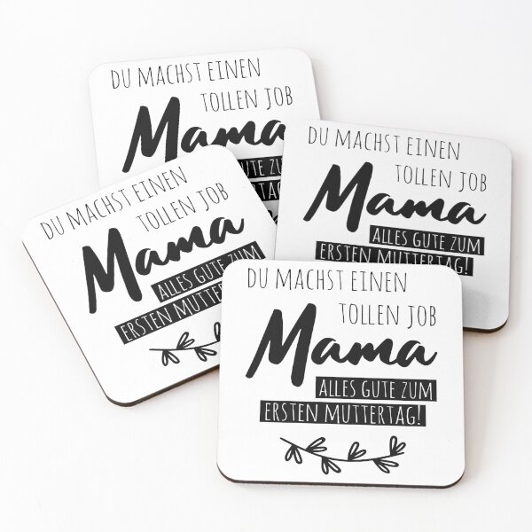 Artikelvorschau, Du machst einen tollen Job, Mama! Alles Gute zum ersten Muttertag! entworfen und verkauft von Christiane Raab.