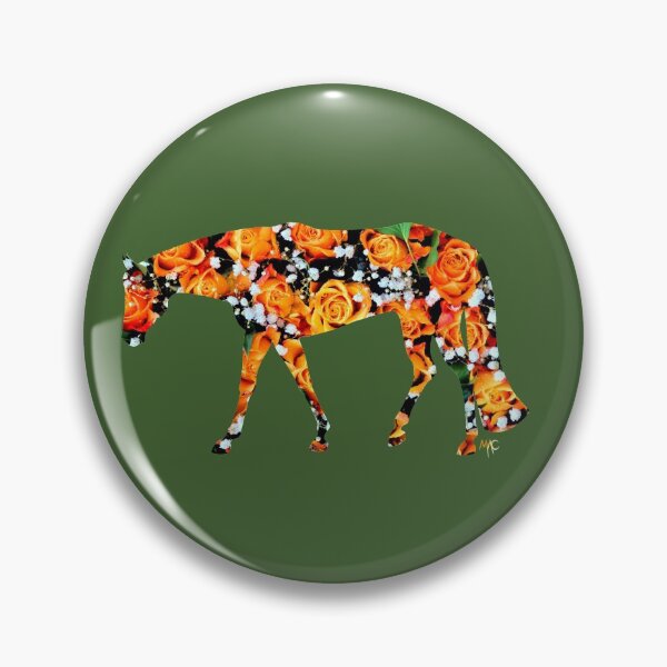 Item preview, Quarter Horse - Orange Roses designed and sold by Maria Adriana Casas.