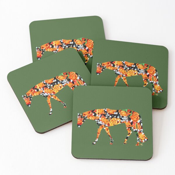 Item preview, Quarter Horse - Orange Roses designed and sold by Maria Adriana Casas.