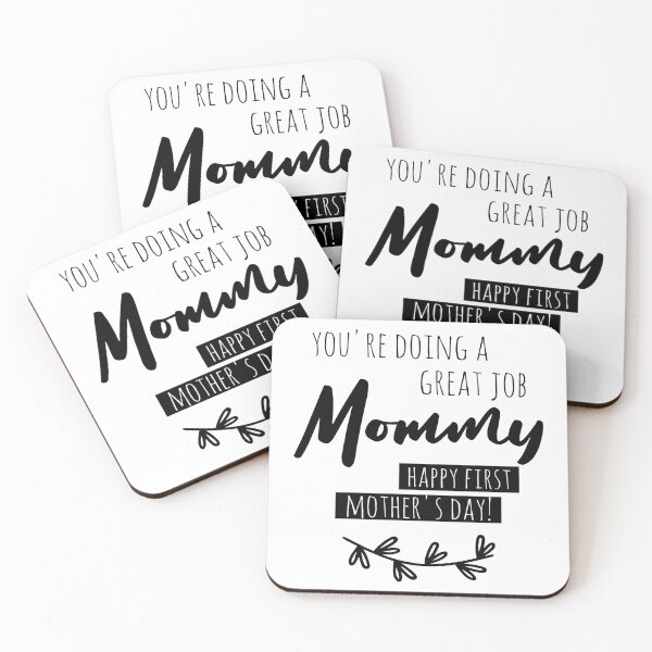 Item preview, You're doing a great job, Mommy! Happy first Mother's Day! designed and sold by Christiane Raab.