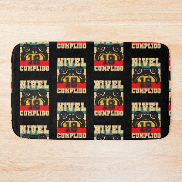 Item preview, 18 Cumpleaños Regalo Gamer Nivel 18 Cumplido  (Level 18 Complete in Spanish Birthday Gift) Diseño Unisex designed and sold by InkItStudio.