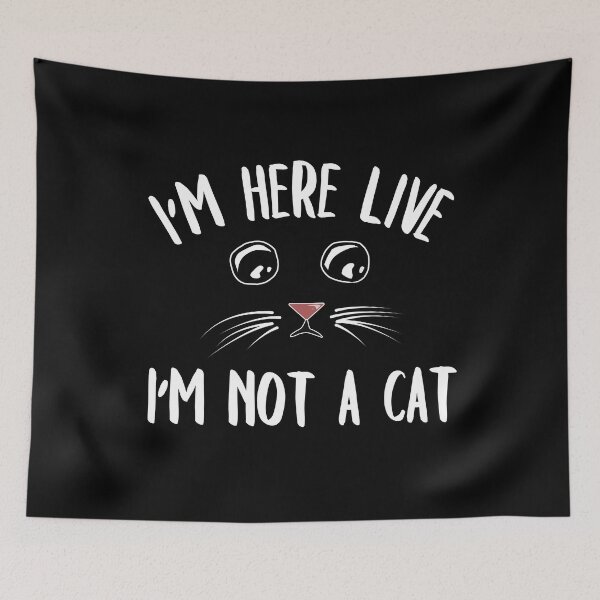 Item preview, I'm Here Live I'm Not A Cat Lawyer Cat Filter Video Meme designed and sold by MariusMunteanu.