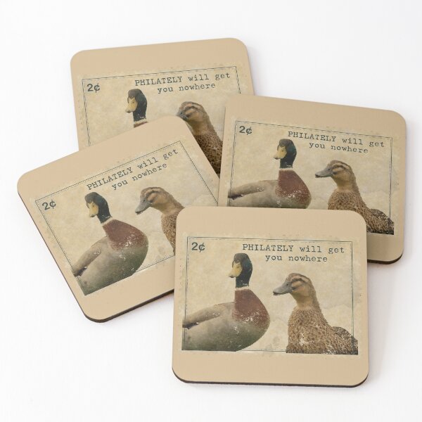 Item preview, Philately will get you nowhere mallard duck stamp designed and sold by SolidEarthArt.