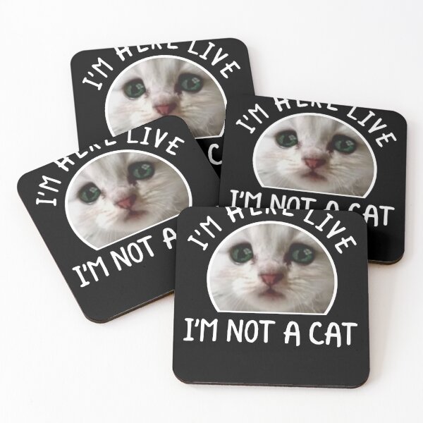 Item preview, I'm Here Live I'm Not A Cat Lawyer Cat Filter Video Meme designed and sold by MariusMunteanu.