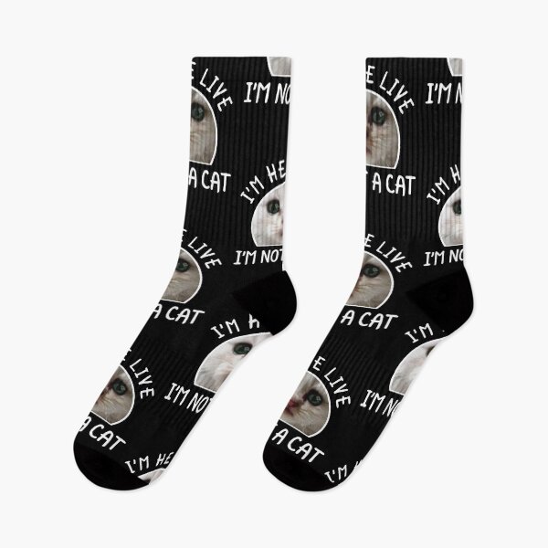 Item preview, I'm Here Live I'm Not A Cat Lawyer Cat Filter Video Meme designed and sold by MariusMunteanu.