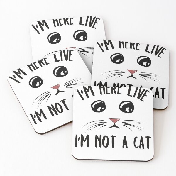 Item preview, I'm Here Live I'm Not A Cat Lawyer Cat Filter Video Meme designed and sold by MariusMunteanu.