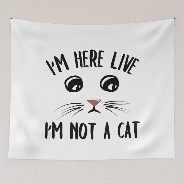 Item preview, I'm Here Live I'm Not A Cat Lawyer Cat Filter Video Meme designed and sold by MariusMunteanu.