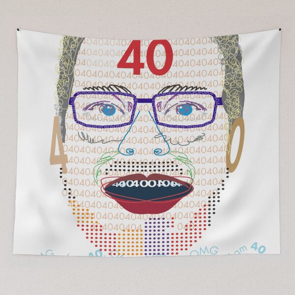 Item preview, OMG…I am 40 designed and sold by Landrigan.