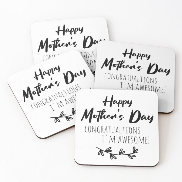 Item preview, Happy Mother's Day! Congratulations, I'm awesome! designed and sold by Christiane Raab.