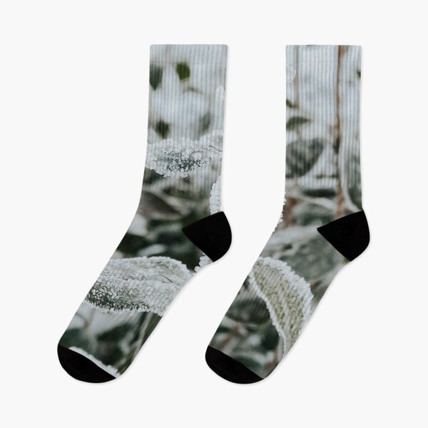 Item preview, Frost on leaves, winter scene designed and sold by Melissa Peltenburg.