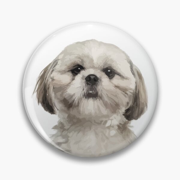 Item preview, Cute small Shih Tzu dog Illustration designed and sold by DunyaK.