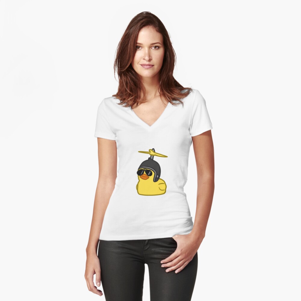 Item preview, Fitted V-Neck T-Shirt designed and sold by Silver0841.
