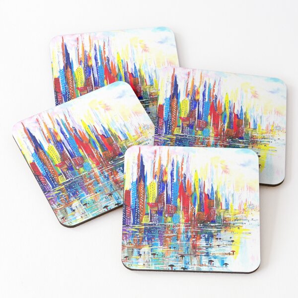 Item preview, Downtown Skyline designed and sold by Sami Art Studio.