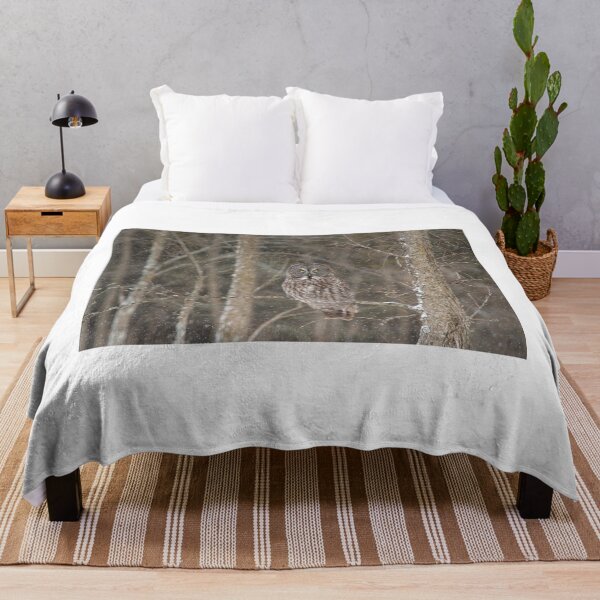 Item preview, Great Grey Owl perched designed and sold by James Cumming.