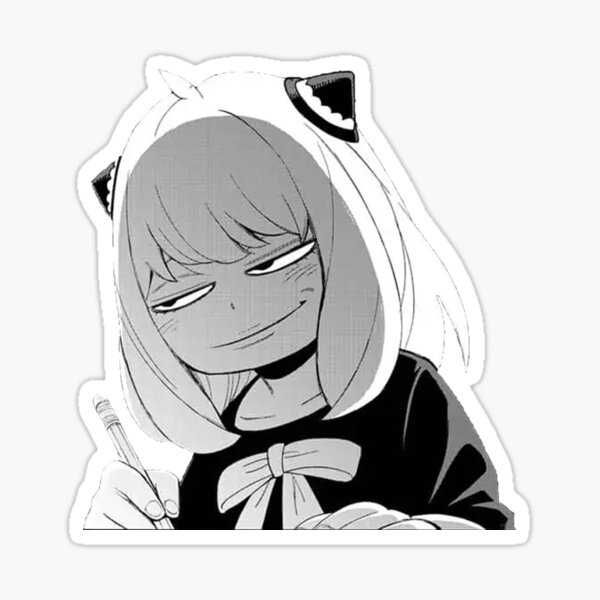 Anya funny face Sticker