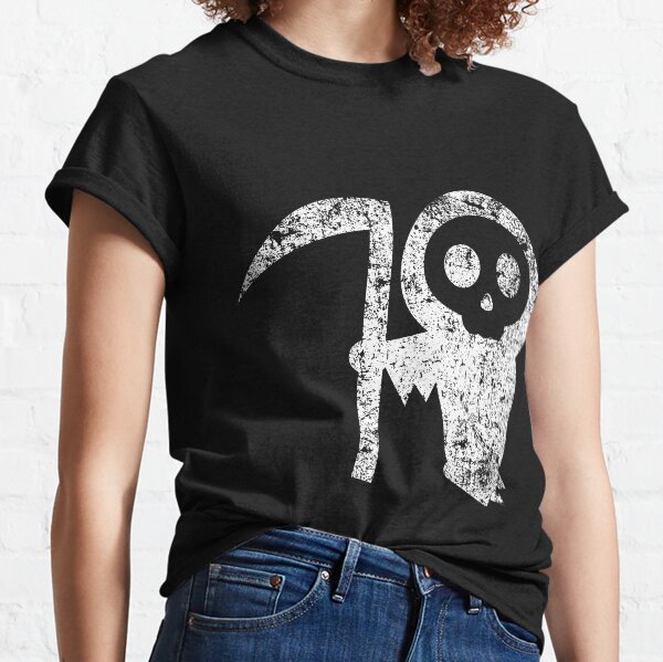 Item preview, Cute Grim Reaper - White designed and sold by PsychicCatStore.