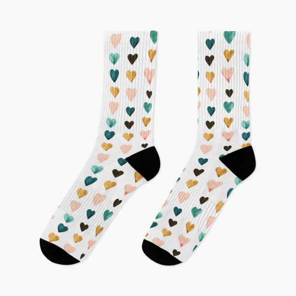 Item preview, Colorful Hearts, Watercolor Hearts, Retro, Multicolored hearts designed and sold by cateandrainn.