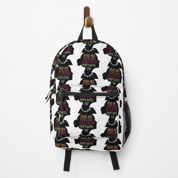 Item preview, Messy bun coffee run gangster rap moms gotta nap designed and sold by Mizems.