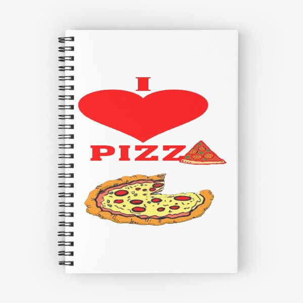 Aperçu de l'œuvre J'aime la pizza créée et vendue par IVEKDESIGN.