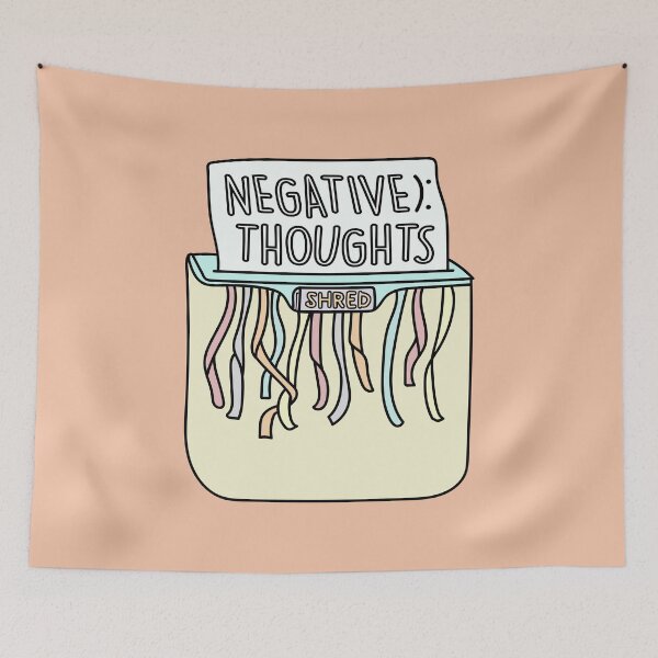 Item preview, Copy of Negative thoughts shredder art designed and sold by AznavourByKarin.