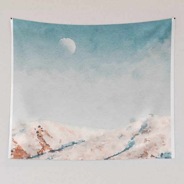 Item preview, Moon & Mountains 2 designed and sold by LINARAandCO.